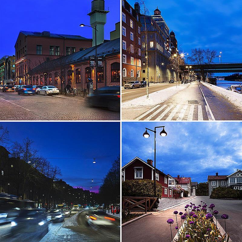 Flux belysning för gator och torg