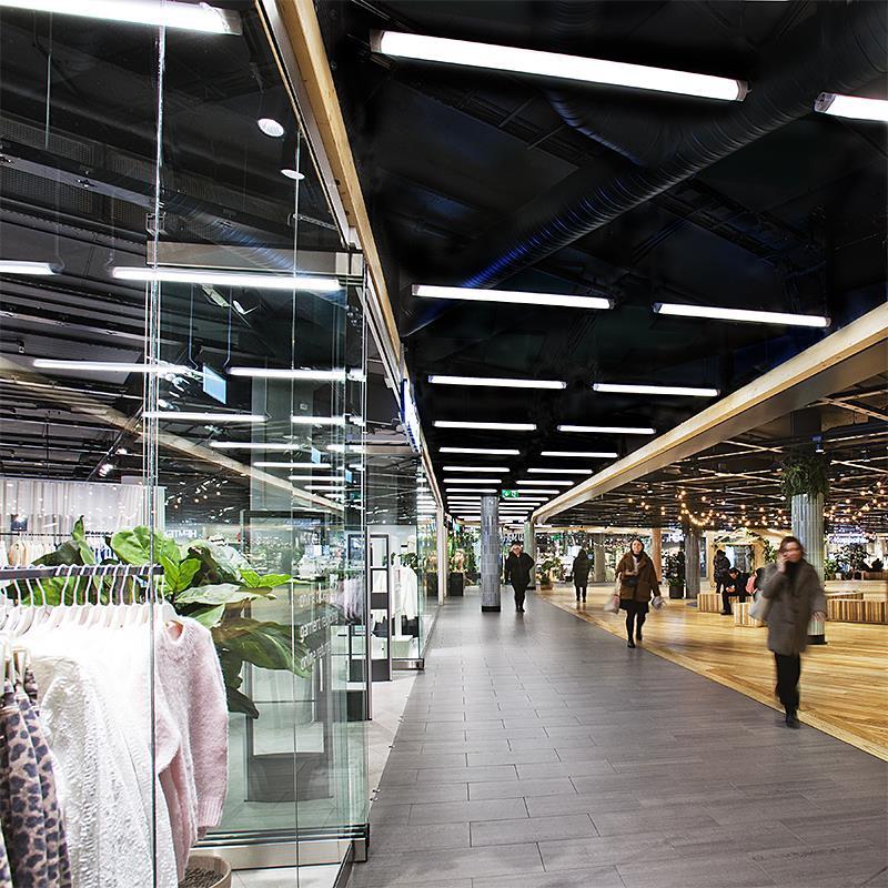 Ringen köpcentrum med ny belysning