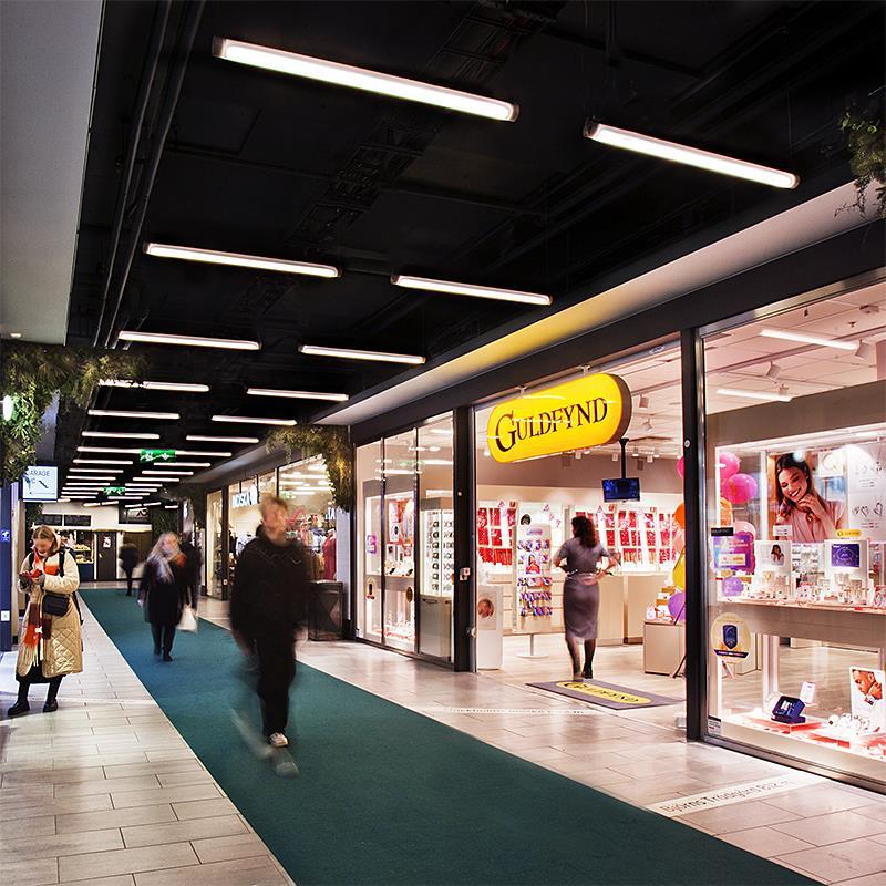 Ringen köpcentrum med ny belysning