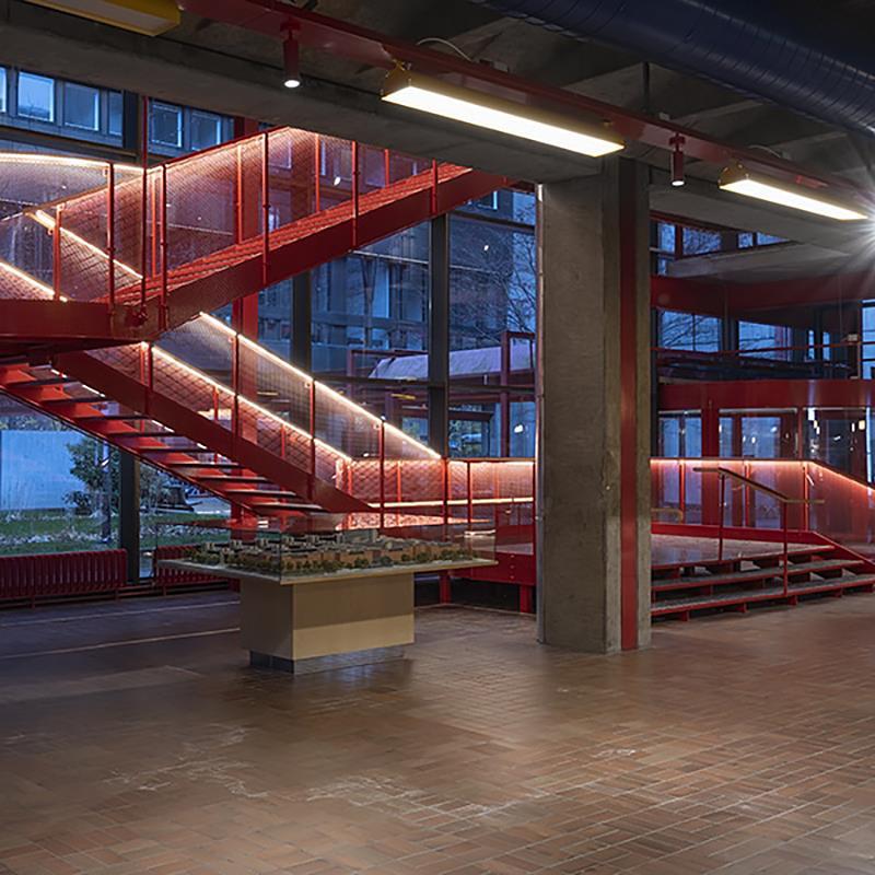 Projektritad belysning i Karlahuset