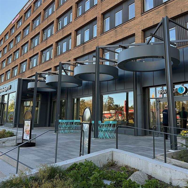 Gigantiska ljusringar i Danderyd