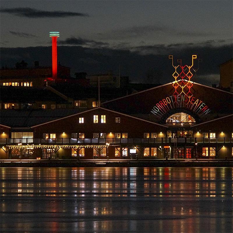 NBF-tornet sätter färg på Luleås nätter